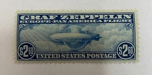1930 #C15 $2.60 Graf Zeppelin Airmail Issue MINT OG/NH Jumbo Margins “CENTERED” - Picture 1 of 2