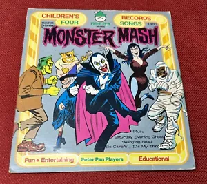 45RPM 7” Peter Pan Records Monster Mash Vintage Halloween NM/M- Clean & Clear ! - Picture 1 of 4