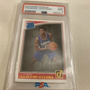 2018-19 donruss shai gilgeous-alexander #162 PSA 9 RC Rookie - Picture 1 of 5