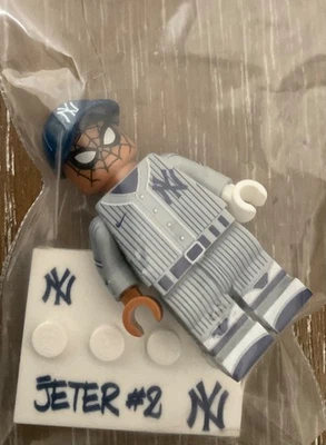 NY Baseball Spider Mini-figure Custom by Minifigure_Dreams New - Image 1 of 2