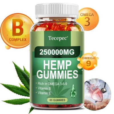  Gomas - Pura, Vegana - Ansiedade, Sono, Dor, Relaxamento, Estresse, Cérebro - Imagem 1 de 4