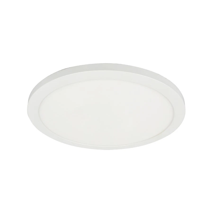 Dainolite Franchesa 1 Light 12" Flush Mount, White/White - FCA-1225LEDFH-MW - Image 1 of 1