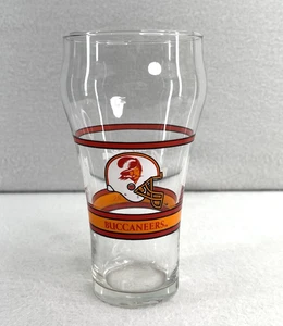 Tampa Bay Buccaneers NFL Coca-Cola Glass 6" 1980s Promo VTG Mint Condition - Picture 1 of 6