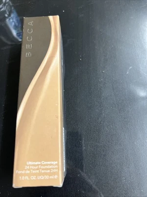 NIB Full Size BECCA Ultimate Coverage 24 Hour Foundation 1 oz DESERT - Image 1 of 3