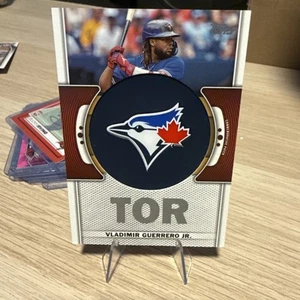 VLADIMIR GUERRERO JR - 2023 Topps Series 1 -Team Logo Patch Relic - Card #TLP-VG - Picture 1 of 3