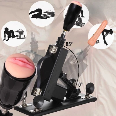 Electric Sex Machine Fucking-Machine-Pussy-Masturbation Cup Dildo Men Women Toys - Image 1 of 4