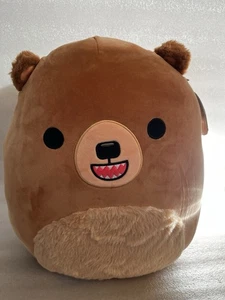 Squishmallows Raro Peluche Jumbo 16” Stokely l’Orso Grizzly 2025 NUOVO - Foto 1 di 7