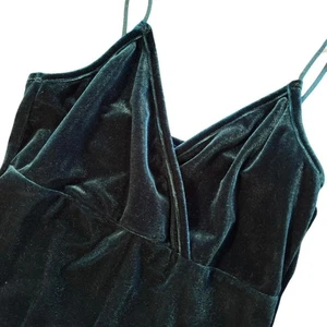 Emerald Green velvet mini dress whimsigoth fairy glam sexy - Picture 1 of 4