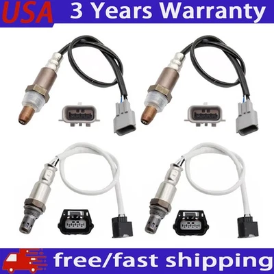 Sensor de oxígeno superior + inferior 4 piezas para Nissan 370Z 2014-15 Infiniti Q50 2015-19 3,7 L Foto 1 de 4