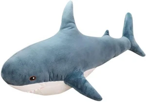 30 Inch Giant Shark Stuffed Animal Pillow, Soft Shark Toys Big Shark Plush Pillo - Picture 1 of 12