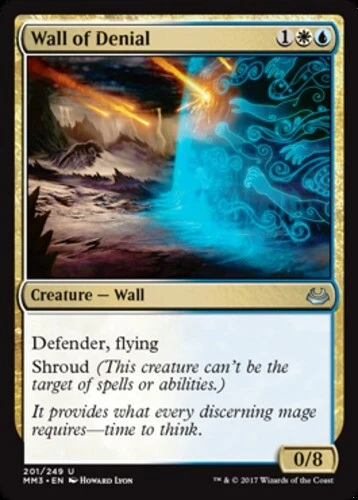 x1 Wall of Denial - Modern Masters 2017 - NM - MTG - Image 1 of 1