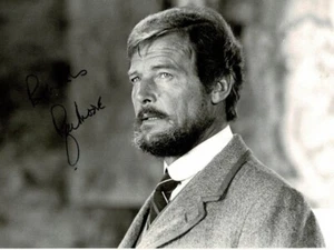 ROGER MOORE JAMES BOND THE PERSUADERS TOP QUALITY SIGNED AUTOGRAPHED PHOTOGRAPH - Picture 1 of 2