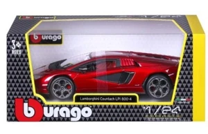 Lamborghini Countach LPI 800-4 Rosso Red Burago Bburago 1:24 Nuovo 1/24 - Foto 1 di 6