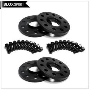 (4) 10mm 5x112 Forged black wheel spacer 66.6 for BMW X1 X3 I3 I8 Mini cooper - Picture 1 of 10