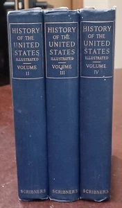 Books History of the United States by E. Benjamin Andrews Vols 2-4, Antique 1917 - Picture 1 of 24