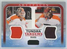2023-24 Upper Deck Artifacts Tundra Tandems Carter Hart/Brian Elliott Patch C33