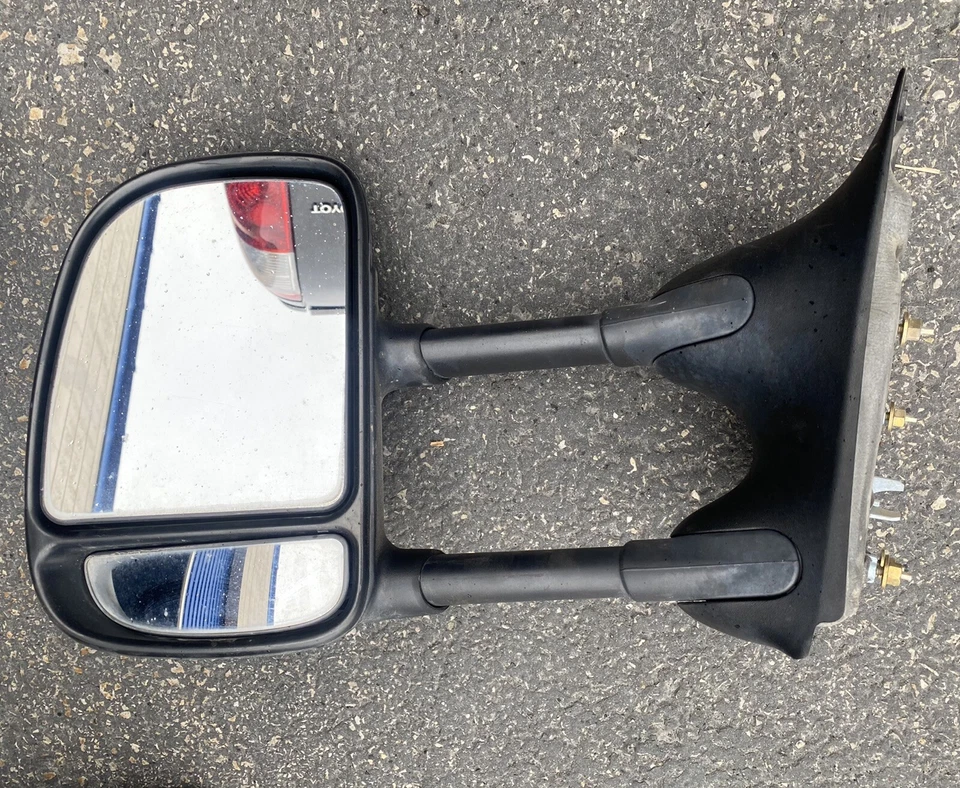 Ручное буксировочное зеркало со стороны водителя для 99–07 Ford F-250 F-350 F-550 F-450 Super Duty - Изображение 1 из 3