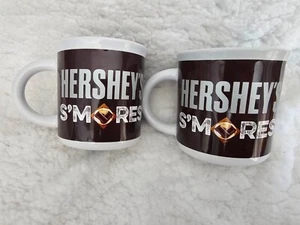 (Set of 2) Hershey's S'mores Designed Mugs Cups Coffee & Tea 14oz Galerie - Picture 1 of 6