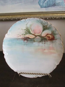 Haviland Limoges France Porzellan handbemalt Dessert Salatteller Auster - Bild 1 von 8