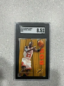 Michael Jordan SGC 8.5 Skybox Z-Force Near Mint -Mint+ 1997 INSERT - Picture 1 of 12