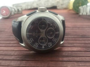 Alpha Saphir chronograph watch - domed sapphire glass - new - 100m WR - Picture 1 of 4