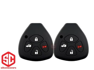 2x New KeyFob Remote Fobik Silicone Cover Fit / For Select Toyota Vehicles - Picture 1 of 2