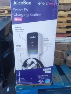 New JuiceBox 40 Amp EV Car J1772 Level 2 Charging Station NEMA 14-50 Plug 240V - Picture 1 of 6