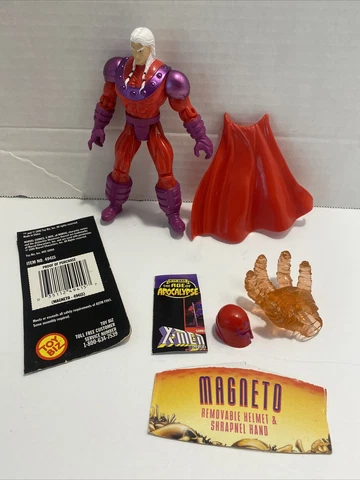 1995 Magneto 5" Action Figure X-Men Age of Apocalypse Toy Biz #49145 Complete Cover