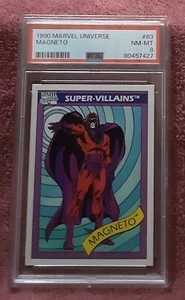 1990 Marvel Universe 1st Issue #63 Magneto Super Villains - PSA Graded 8 - Bild 1 von 2