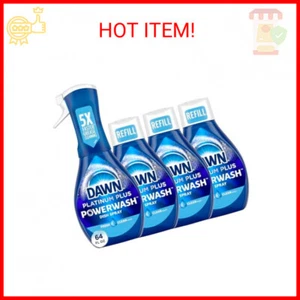 Dawn Platinum Powerwash Dish Spray, Dish Soap Liquid, Fresh Scent Bundle, 1 Spra - Picture 1 of 2