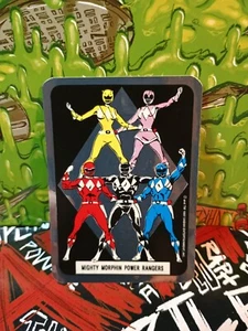 Pegatinas vintage Mighty Morphin Power Rangers lámina pegatina expendedora de colección 93 MMPR - Imagen 1 de 7