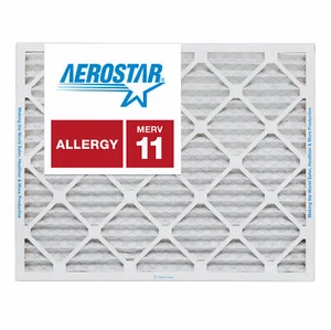 Aerostar 18x30x1 MERV 11 Furnace Air Filter, 4 Pack - Picture 1 of 5