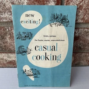 Reynolds Wrap Casual Cooking Vintage Cook Booklet 1954 Pamphlet Recipes - Picture 1 of 5