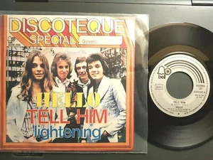 TELL HIM - HELLO / LIGHTENING - 45 GIRI 7 DISCO SINGLE VINILE - Foto 1 di 1