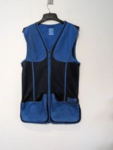 Beretta Urban Shooting Hunting Vest Clay Skeet Trap Mesh Size Medium Blue - Picture 1 of 10