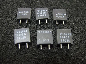 Lot of 5 40K000 Vishay S102K Series Metal Foil Resistors 0.01% 40KΩ - Picture 1 of 2