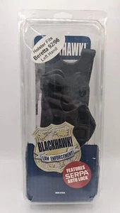 Blackhawk Serpa Holster 44H004BK Level 2 Duty Auto Lock Beretta 92 96 Law NEW - Picture 1 of 8