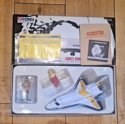 Corgi Classics James Bond Collection 007 Space Shuttle & Hugo Drax Set 65401 NEW - Image 1 of 4