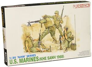 Dragon Models 1/35 U.S. Marines (Khe Sanh 1968) Dragon Model Kits