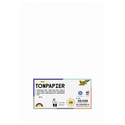 Max Bringmann Papier couleur A4 Blanc Lot de 100 feuilles Import Allemagne - Photo 1/4