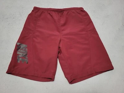 Y2K Vintage Silver Tag Nike Swim Shorts Active Wear Men’s Medium Red Drawstring - Image 1 of 4