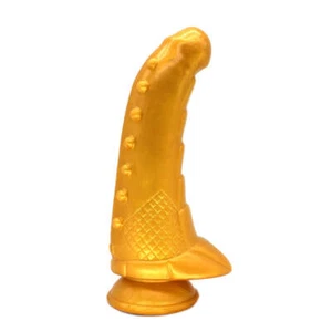 Hunchback Dildo Gold - Picture 1 of 4