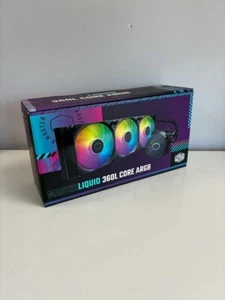 Cooler Master MasterLiquid 360L Core ARGB Intel/AMD CPU Liquid Cooler - Black - Picture 1 of 7