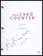 Paul Schrader "The Card Counter" AUTOGRAPH Signed Full Script Screenplay ACOA