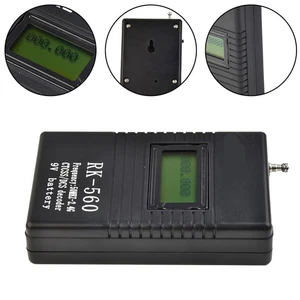 Easy Portable Frequency Counter RK560 50MHz 2 4GHz Tester CTCSS DCS - Picture 1 of 12