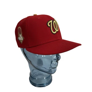 New Era 59Fifty Washington Nationals Fitted Cap Size 7 World Series 2019 - Picture 1 of 8
