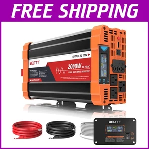 Energy Efficient 2000W Inverter with Remote Controller - Foto 1 di 11