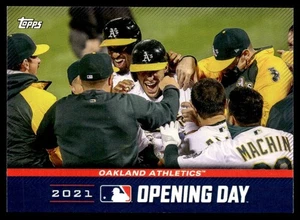 2021 Topps Opening Day Oakland Athletics Rookie Oakland Athletics #OD-14 - Picture 1 of 2