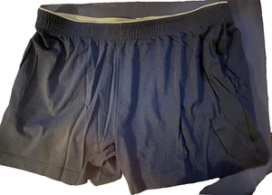 Unbranded Uber Soft Mens Short Lounge NWOT pockets US Medium  (China XL) Navy - Picture 1 of 3