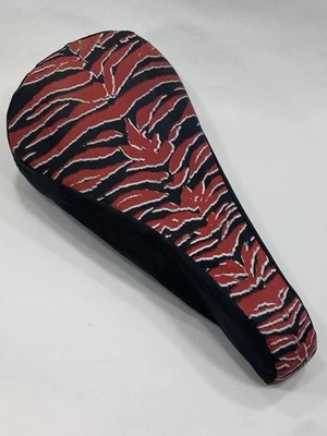 "Cubierta de asiento acolchada Old School BMX almohadilla de 10,5"" años 80 EE. UU. OG negra roja CW GT Dyno SE" Foto 1 de 4